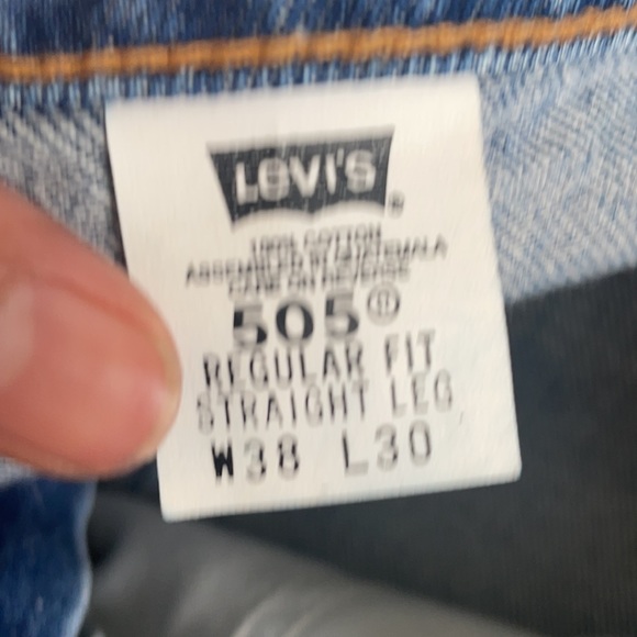 Vintage Levis 505 Jeans  Size 38 x 30 Orange Tab - Picture 4 of 14